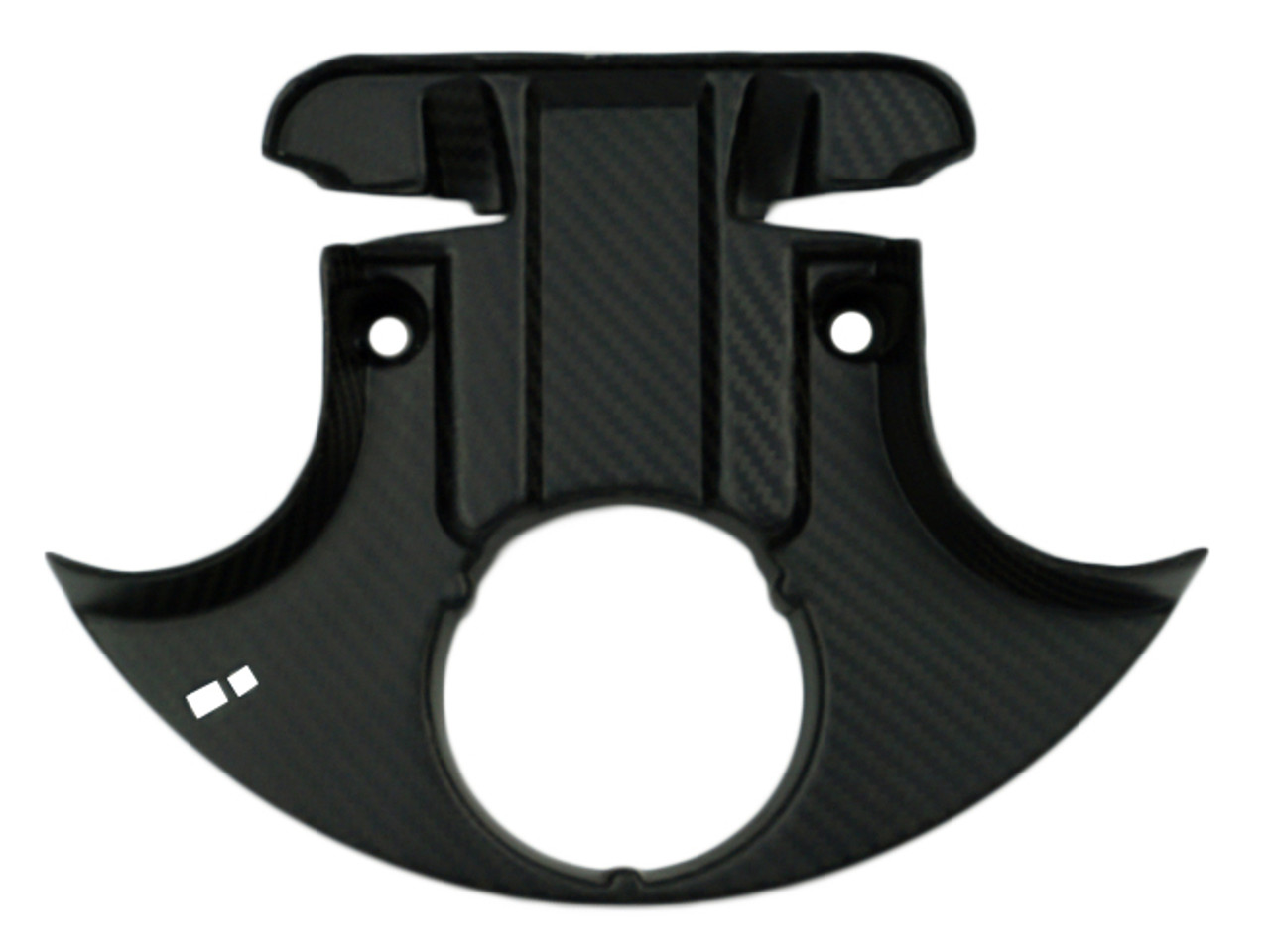 Horn Mount Triple Face Plate in Glossy Twill Weave Carbon Fiber for KTM 1290 Super Adventure