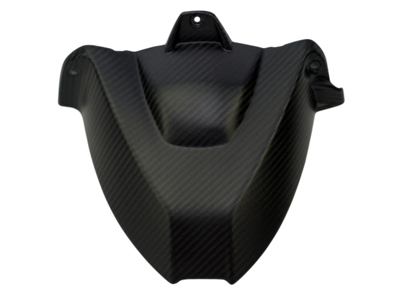 Rear Hugger w/o cutout in Matte Twill Weave Carbon Fiber for BMW S1000RR, S1000R