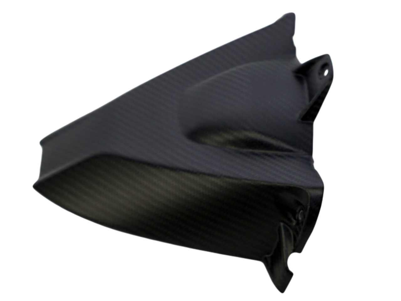 Rear Hugger w/o cutout in Matte Twill Weave Carbon Fiber for BMW S1000RR, S1000R