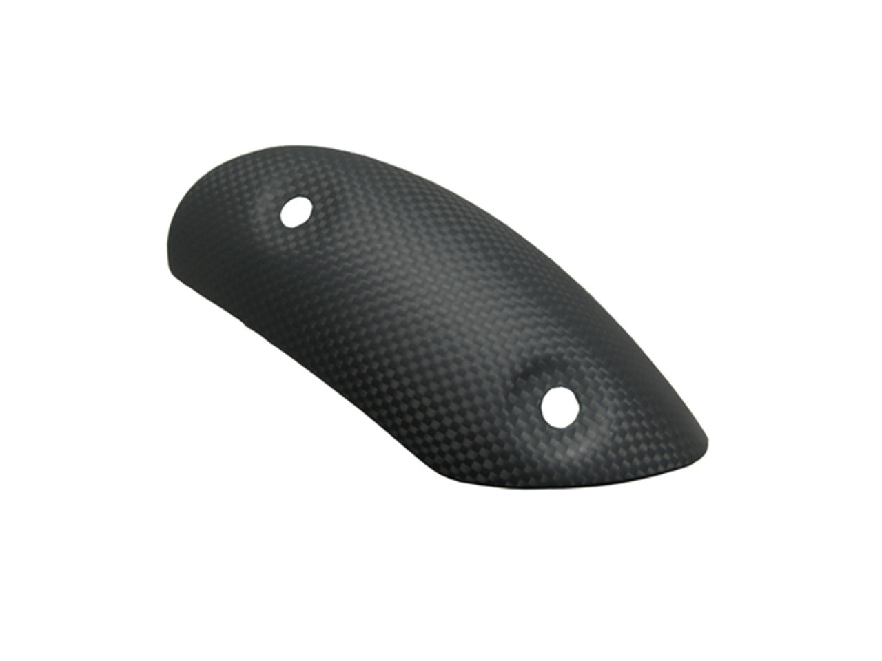 Heat Shield (heat foil) for Ducati Diavel in Glossy Plain Weave Carbon Fiber