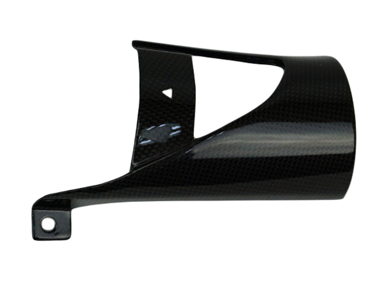 Intake Snorkel Cover (right side) in Glossy Plain Weave Carbon Fiber for BMW R nineT 2013 - 2015