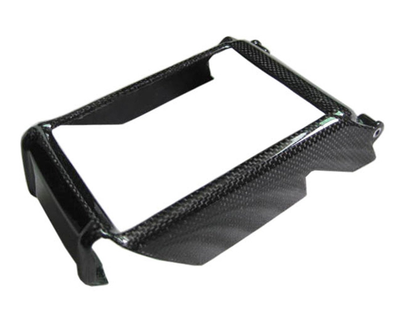 Glossy Plain Weave Carbon Fiber Radiator Cover for Ducati Monster 696 / 796