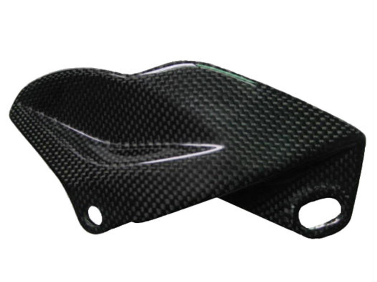 Glossy Plain Weave Carbon Fiber Lower Chain Guard for Aprilia RSVR 04-09, Tuono 06-10