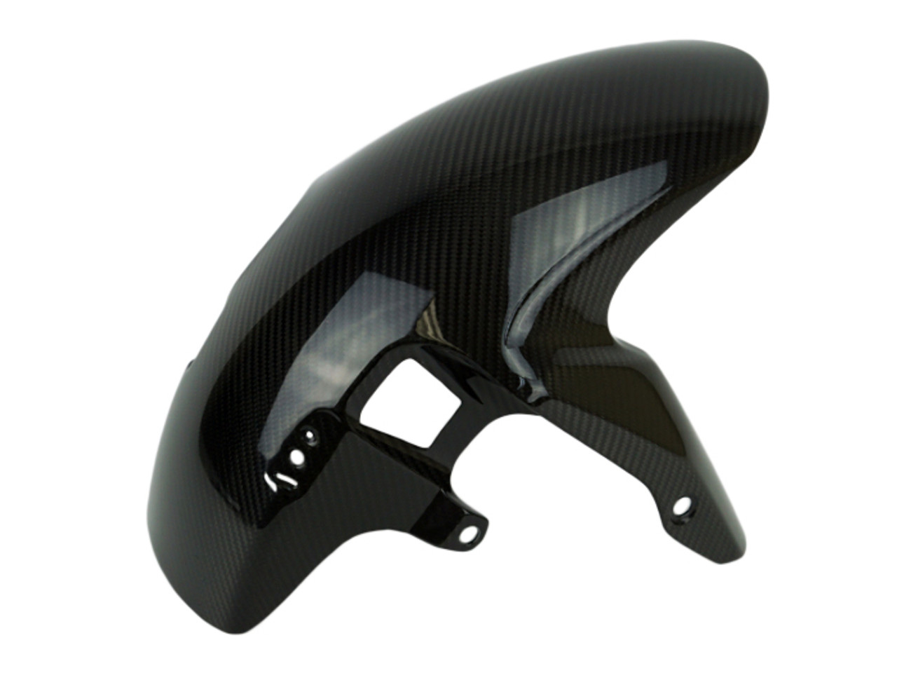 Front Fender in Glossy Twill Weave Carbon for Honda CB1000R 08-17