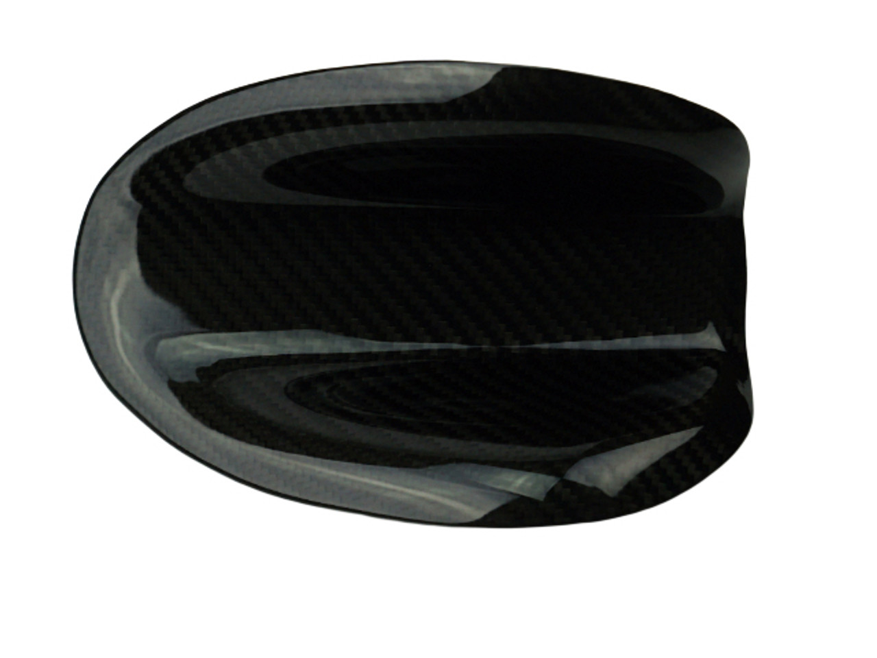 Key Guard in Glossy Twill Weave Carbon Fiber for Ducati Monster to 2007