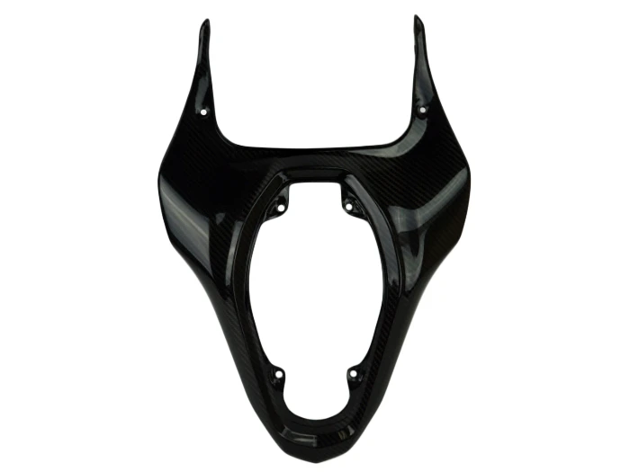 Seat Section in Glossy Twill Weave Carbon Fiber for Kawasaki Z900 2017-2024