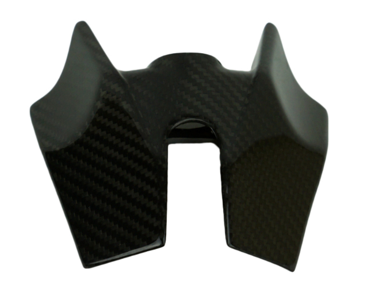 Key Cover in Glossy Twill Weave Carbon Fiber for KTM Duke 390 2017-2023