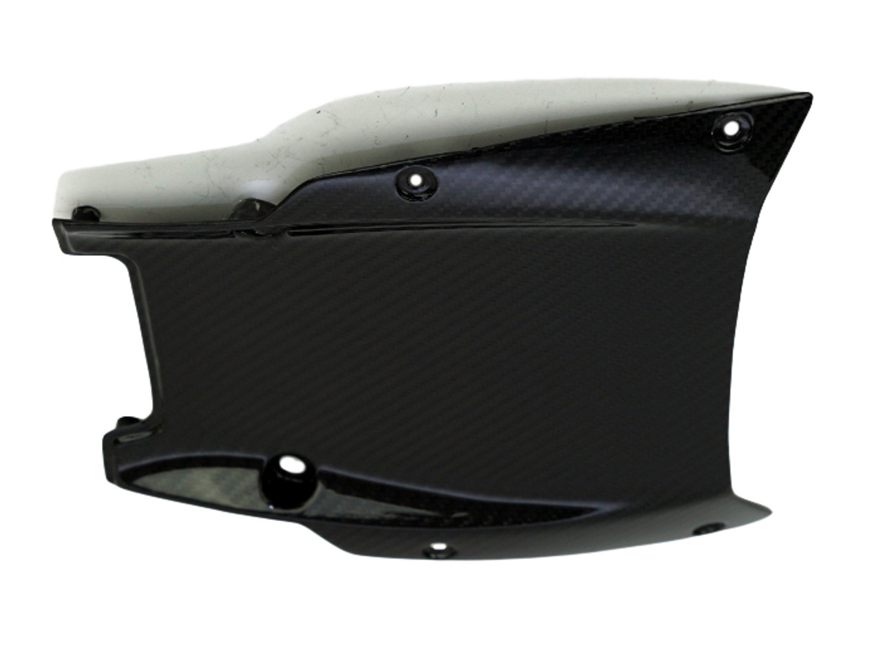 Undertray in Glossy Twill Weave Carbon Fiber for Ducati XDiavel