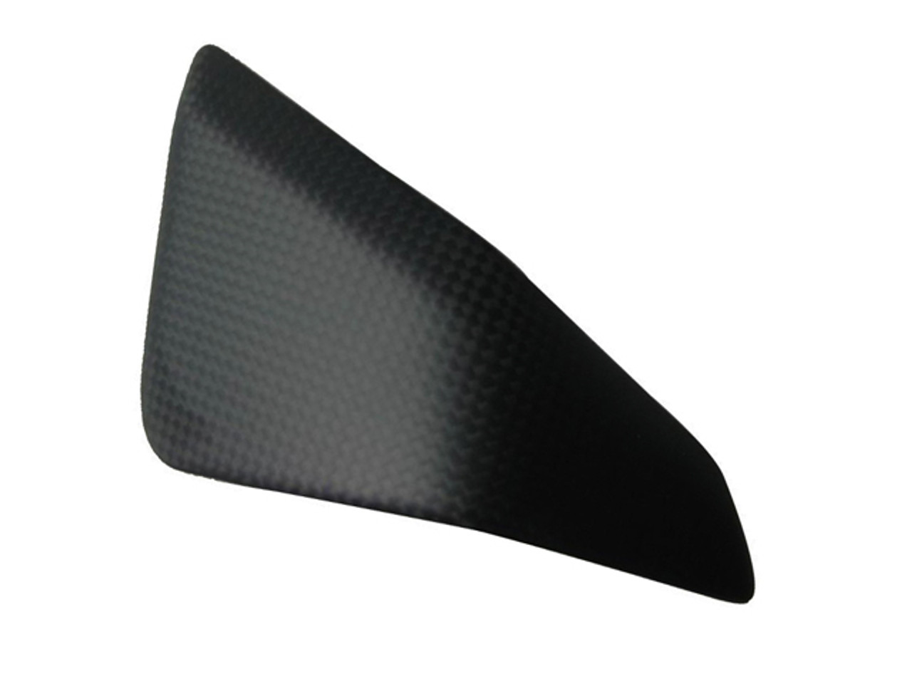 Matte Plain Weave Carbon Fiber Triangle (left side) for Ducati Panigale 899, 959, 1199