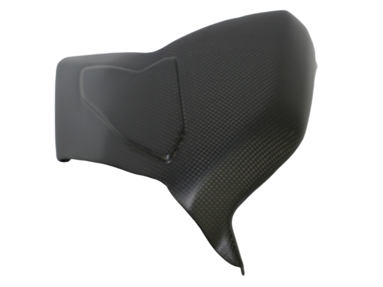 Swingarm Cover in Matte Plain Weave Carbon Fiber for Ducati Panigale V4, Streetfighter V4