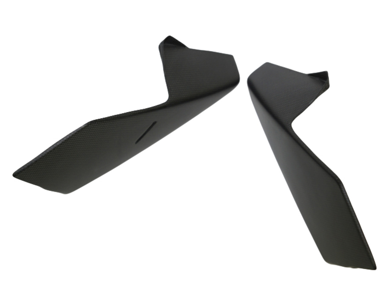 Side Panels in Matte Plain Weave Carbon Fiber for KTM Duke 790, 890