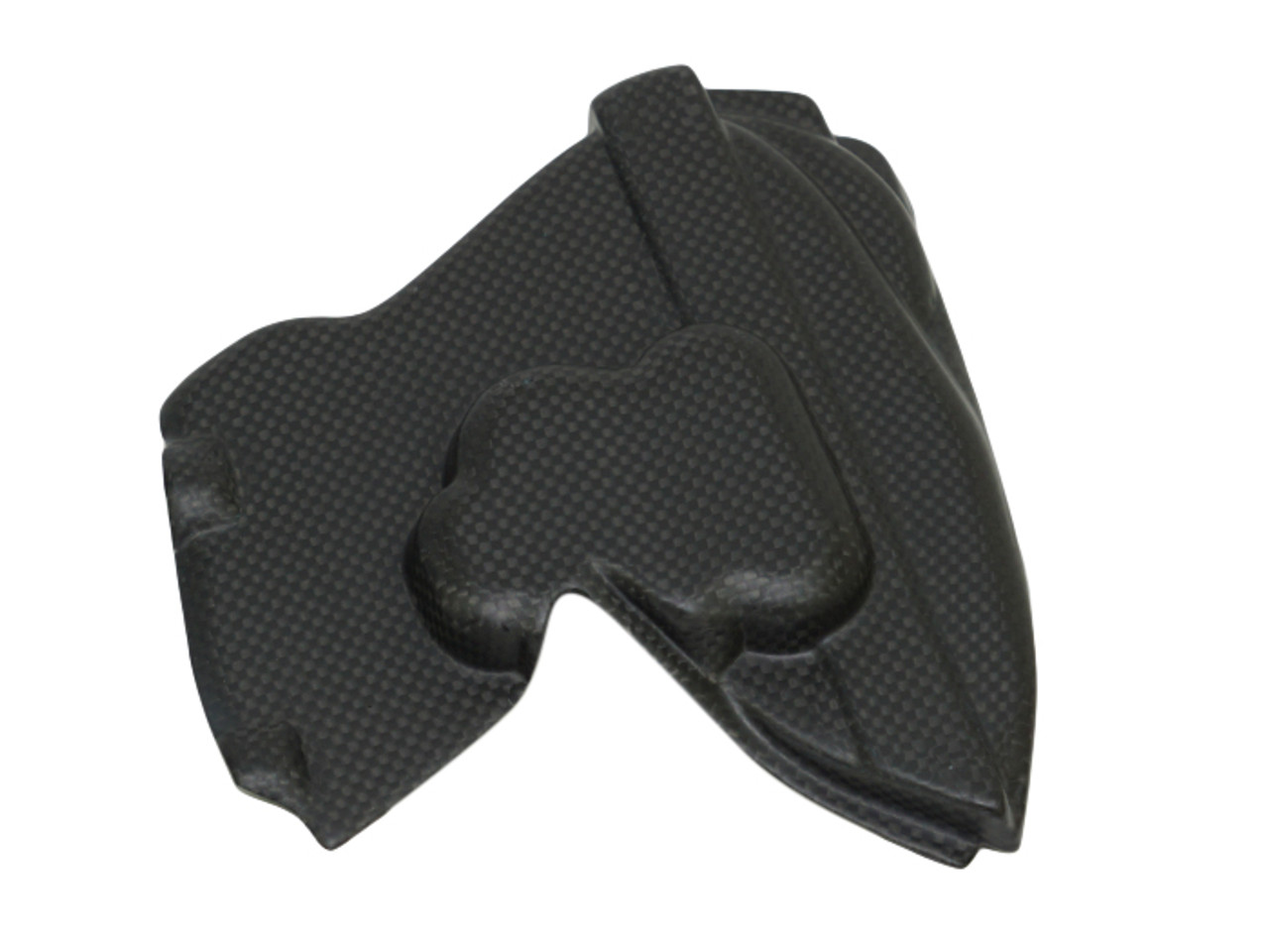 Engine Cover (right side) in Matte Plain Weave Carbon Fiber for Ducati Panigale 959, V2, Streetfighter V2