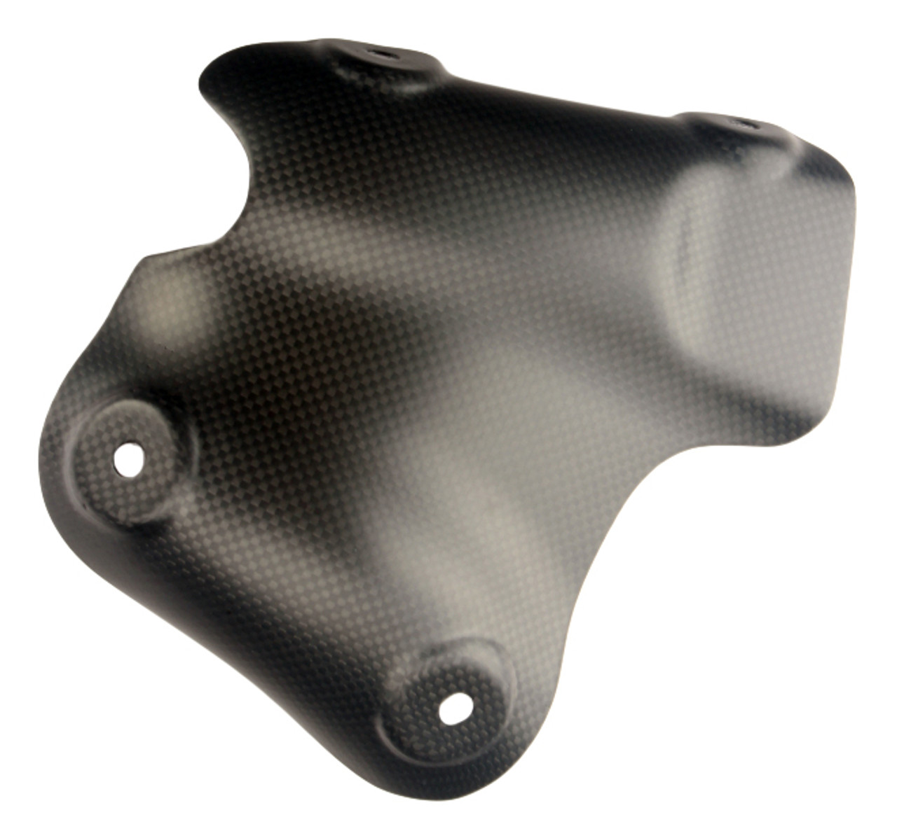 Rear Heat Guard in Matte Plain Weave Carbon Fiber for Ducati Hypermotard 939