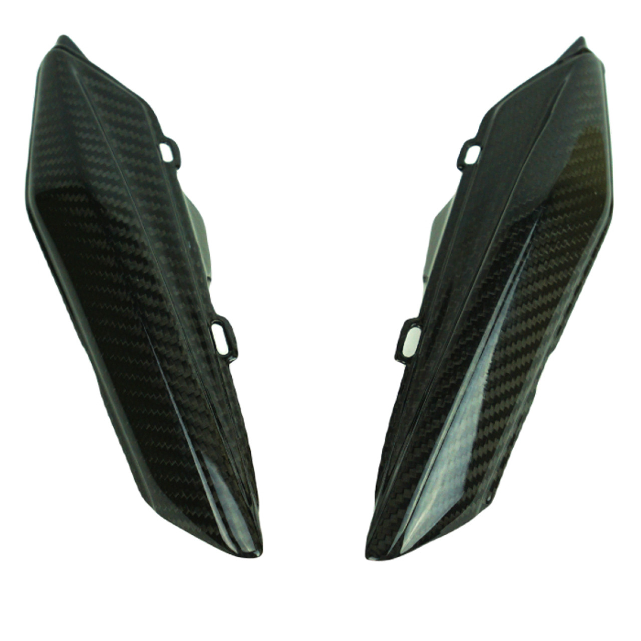 (Discontinued) Small Tail Covers in Carbon with Fiberglass for Kawasaki  ZX10R 2011-2015 