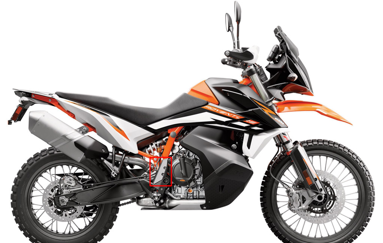 Small Side Panel in 100% Carbon Fiber for KTM 790/890 Adventure, R, Rally