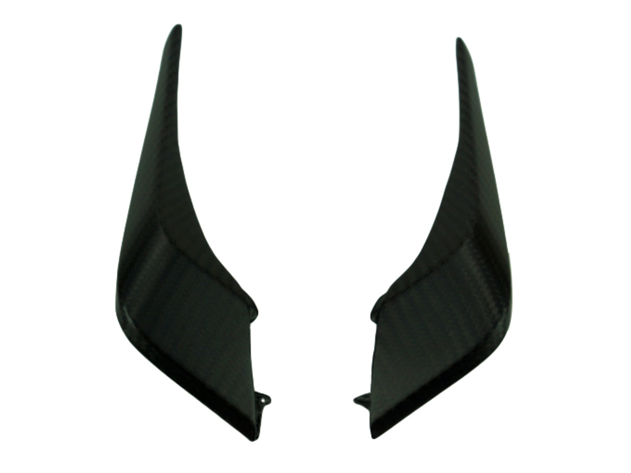 Small Side Panels in Glossy Twill Weave Carbon Fiber for KTM Duke 790, 890