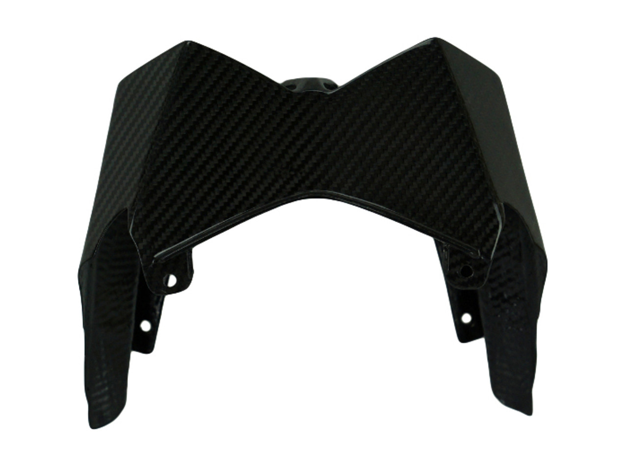 Tail Section in Glossy Twill Weave Carbon Fiber for Kawasaki H2 SX