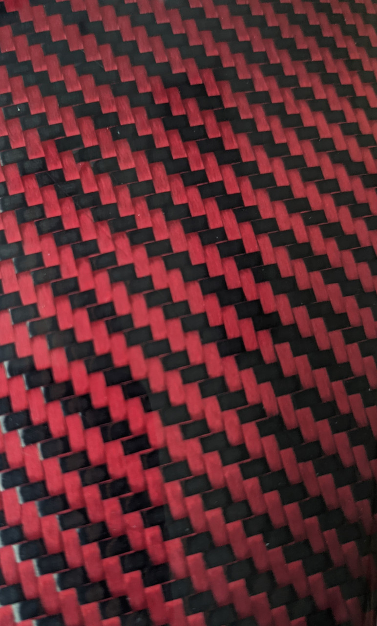 Front Fairing in Black and Red Glossy Twill Weave 100% Carbon Fiber for Ducati Multistrada 1200
