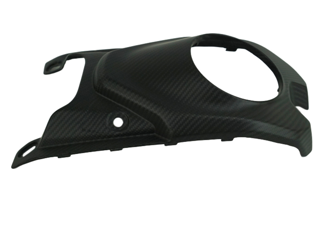 Tank Top Cover in Matte Twill Weave Carbon Fiber for Ducati Hypermotard 950