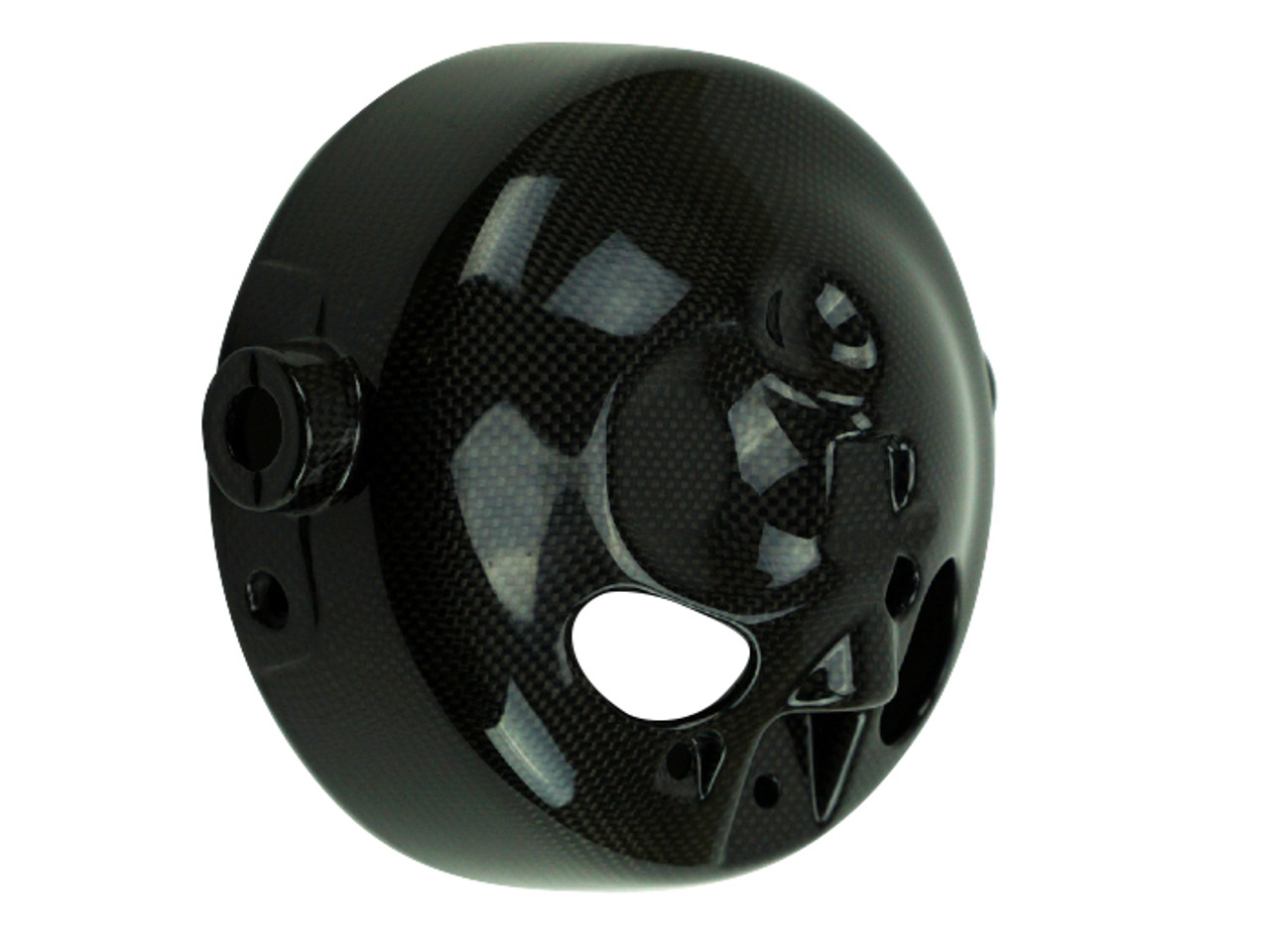 Headlight Bowl in Glossy Plain Weave 100% Carbon Fiber for Yamaha XSR900