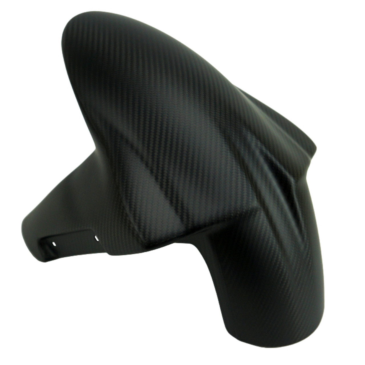 Front Fender (Version 2) in Matte Twill Weave Carbon Fiber for Kawasaki Z1000 2014+