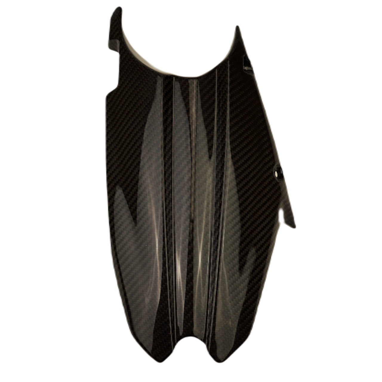 Rear Hugger in Glossy Twill Weave Carbon Fiber for Triumph Street Triple 2013-2016
