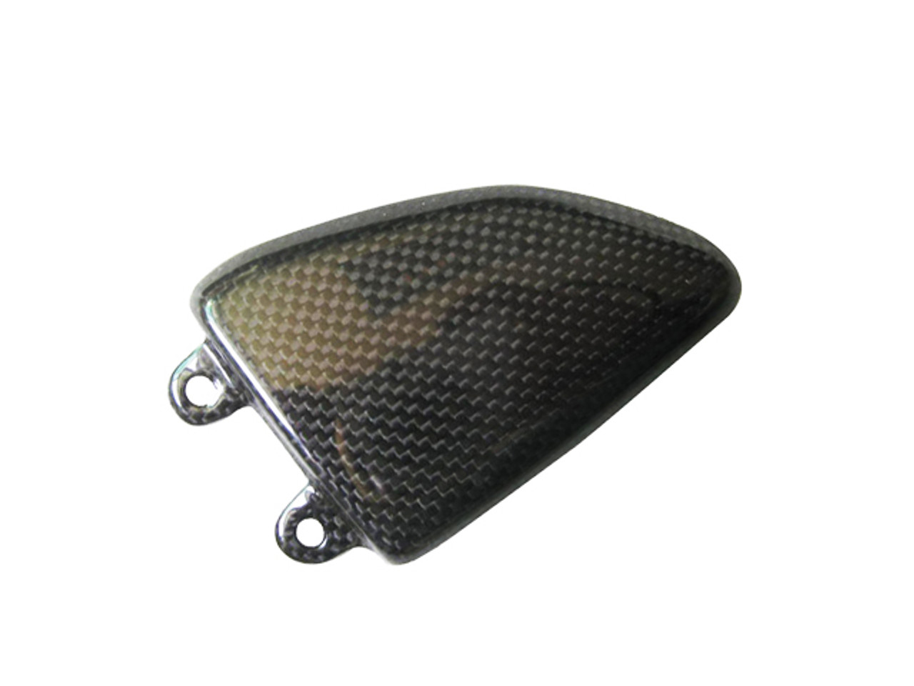 Glossy Plain Weave Carbon Fiber Heel Plate for MV Agusta Brutale 675/800, Dragster 800