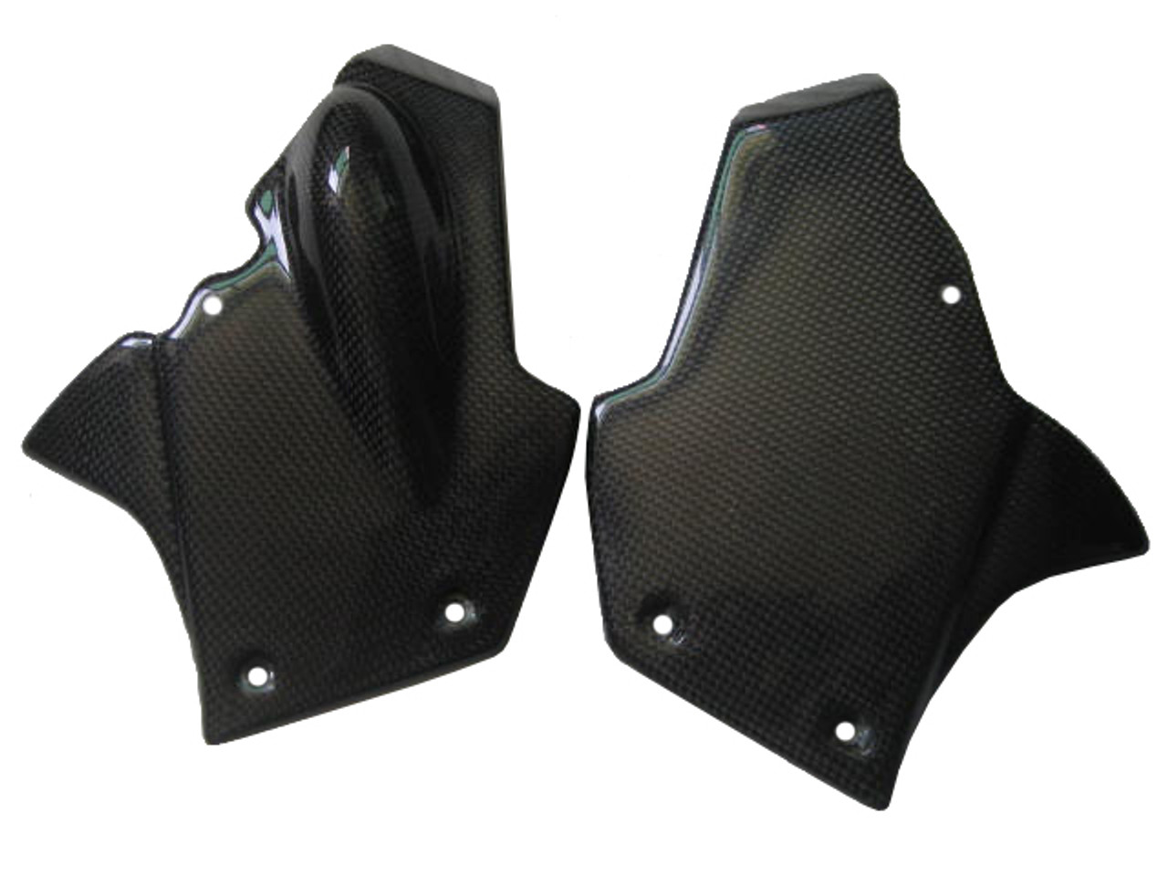 Dash Panels for MV Agusta F4 1999-2009 in Glossy Plain Weave Carbon Fiber