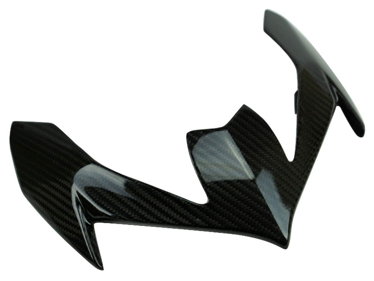 Front Fairing Top in Glossy Twill Weave Carbon Fiber for Kawasaki Z900 2020+