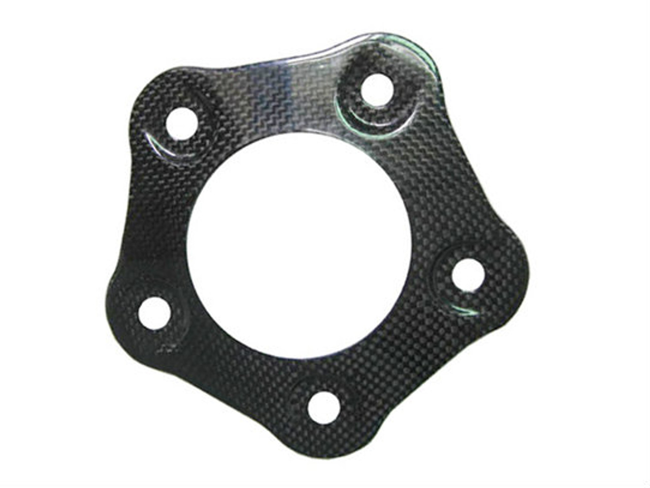 Rear Sprocket Cover for MV Agusta F4 1999-2009 in Glossy Plain Weave Carbon Fiber