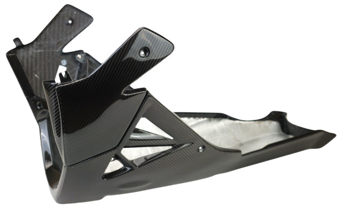 Belly Pan in 100% Carbon Fiber for Aprilia Tuono V4