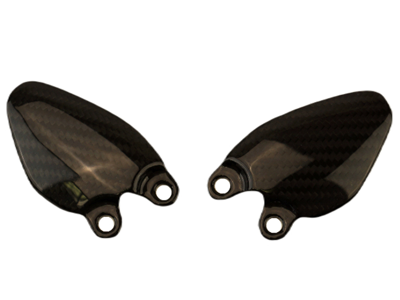 Heel Guards in 100% Carbon Fiber for Triumph Rocket III GT 2020+