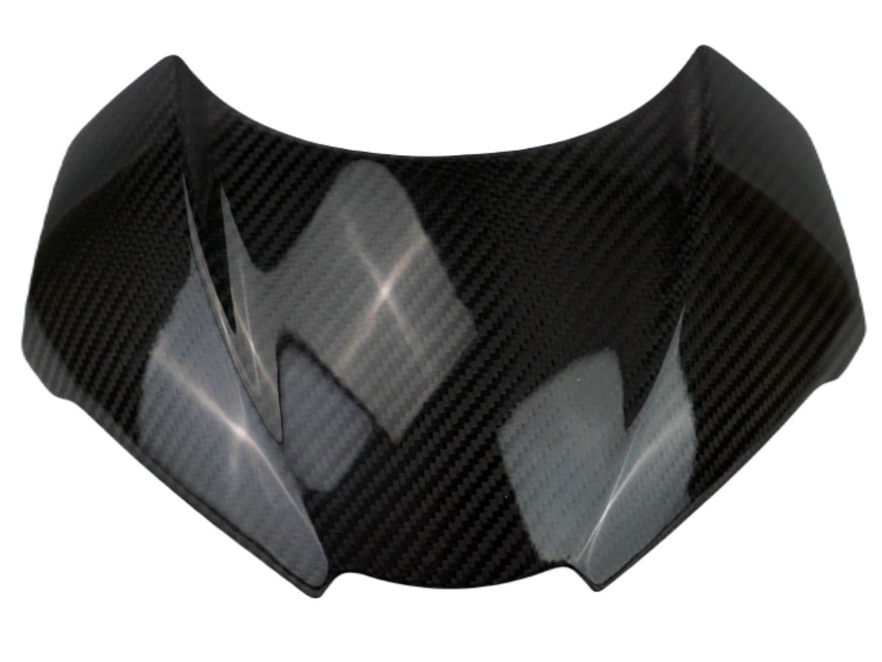 Windscreen in Glossy Twill Weave 100% Carbon Fiber for Triumph Street Triple 765 R,S 2020-2022