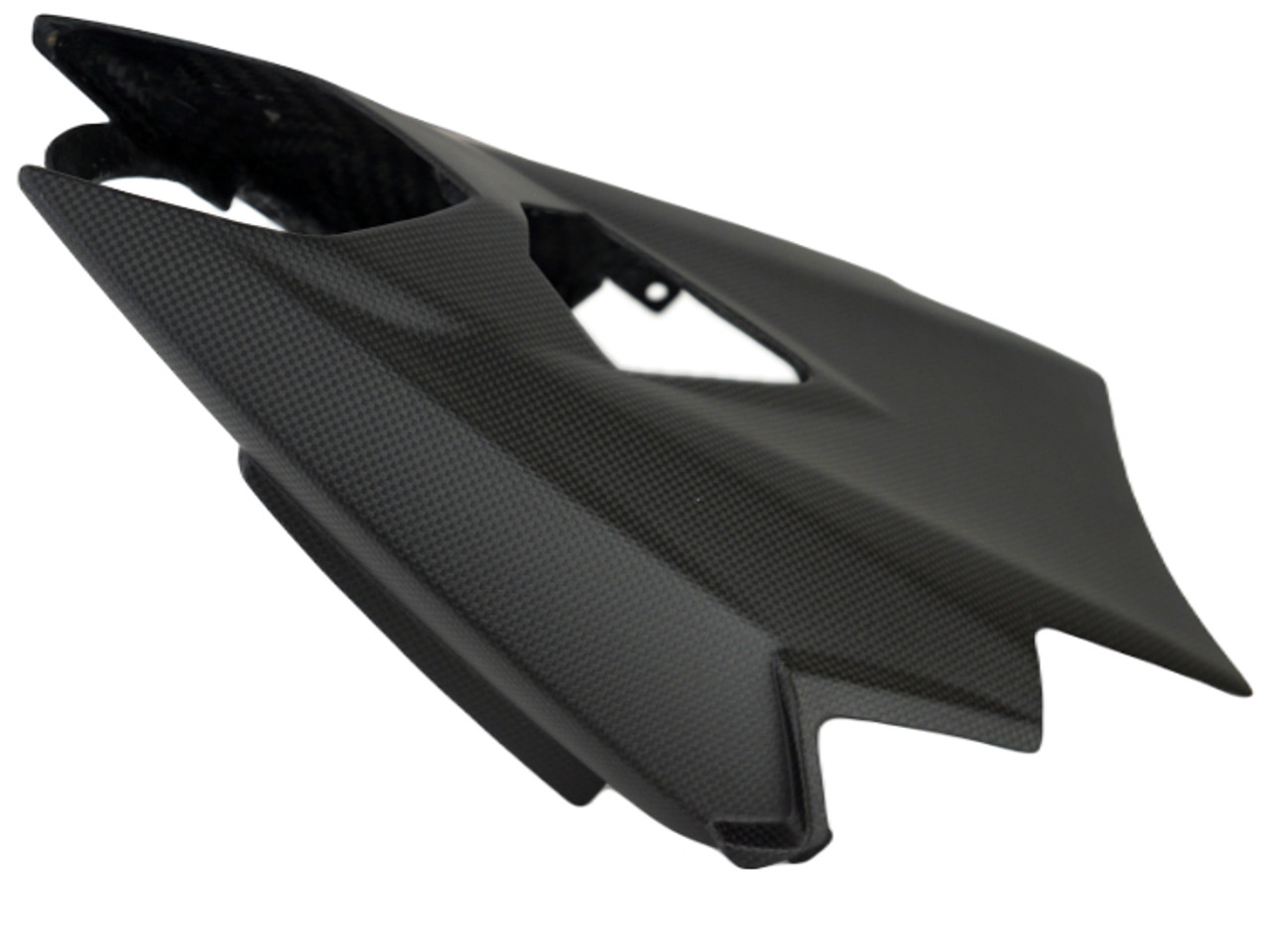 Undertray in Matte Plain Weave 100% Carbon Fiber for Triumph Street Triple 765 R,S 2020-2022