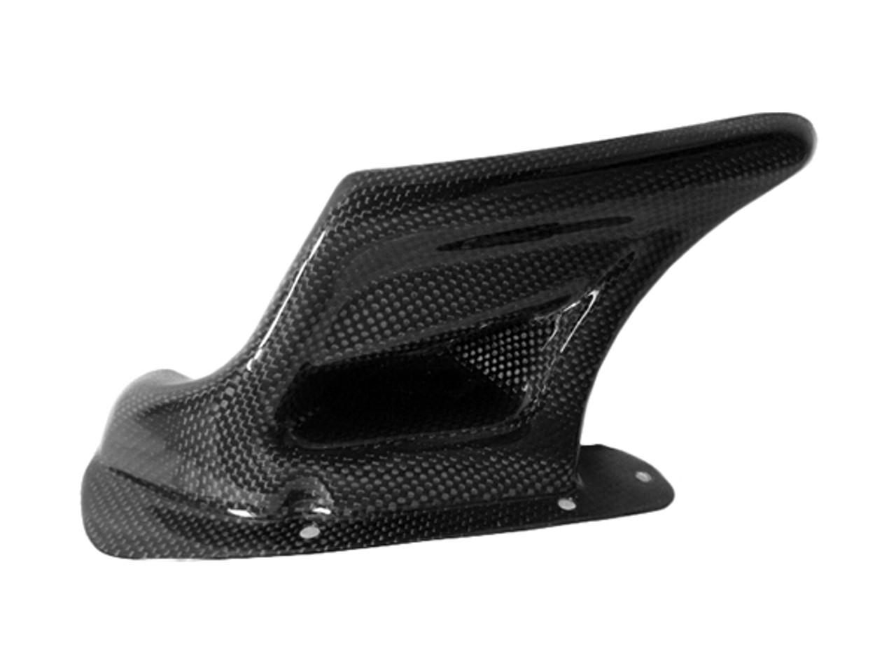 Lower Belt Cover in Glossy Plain Weave Carbon Fiber for Buell XB9 and XB12 03-05