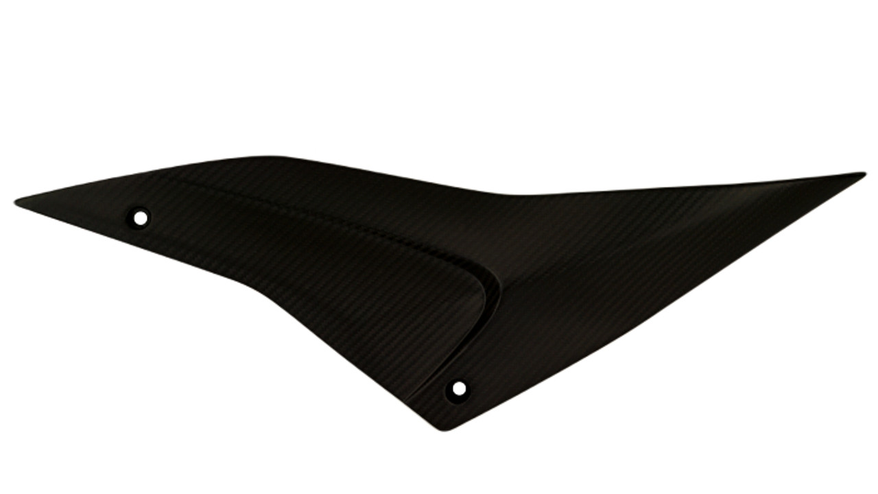 Under Seat Panels in Matte Twill Weave Carbon Fiber for Aprilia RSV4 2021+