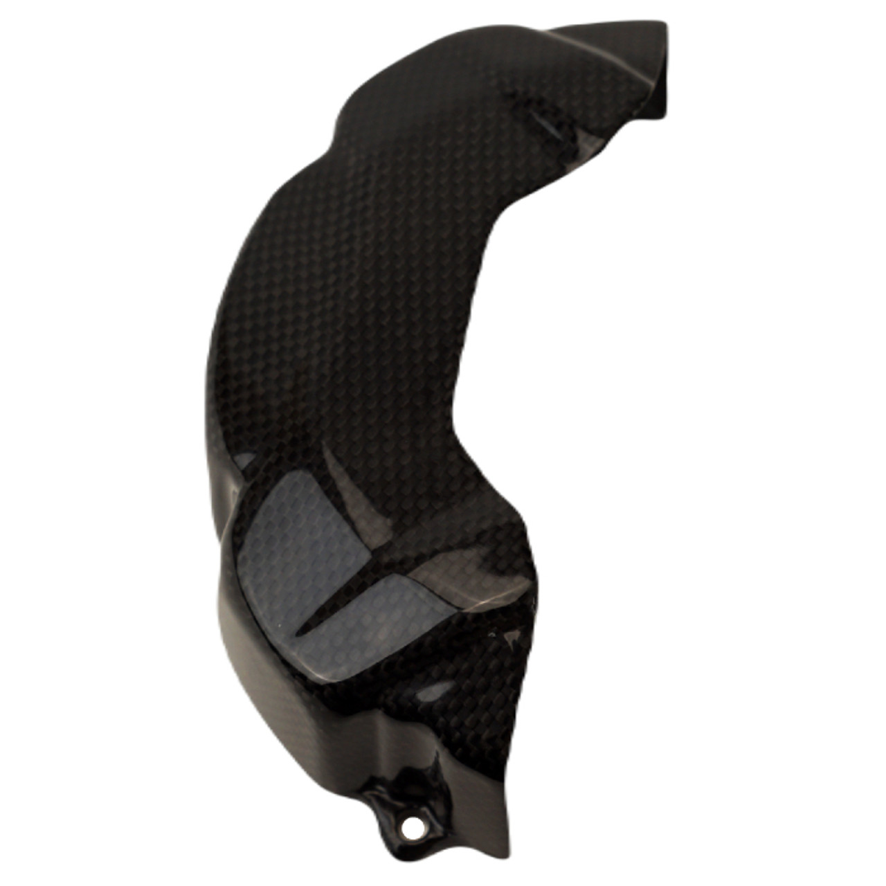 Clutch Cover in Glossy Plain Weave Carbon Fiber for Ducati Monster + (937)