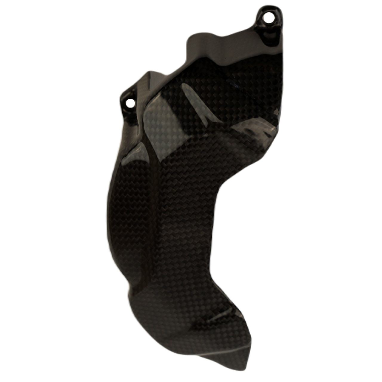 Clutch Cover in Glossy Plain Weave Carbon Fiber for Ducati Monster + (937)