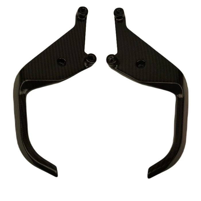 Pillion Grips in Glossy Twill Weave Carbon Fiber for KTM 790/890 Adventure, R, Rally, SMT