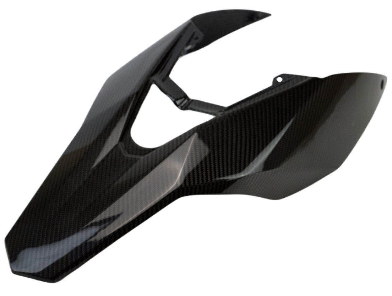 Tail Fairing in Glossy Twill Weave Carbon Fiber for KTM 690 SMC, R & Enduro, R 2008-2018