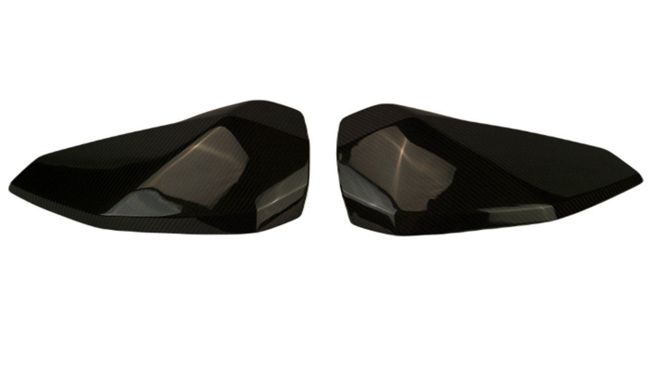Tank Sides in Glossy Twill Weave Carbon Fiber for KTM 690 SMC & Enduro 2008-2010