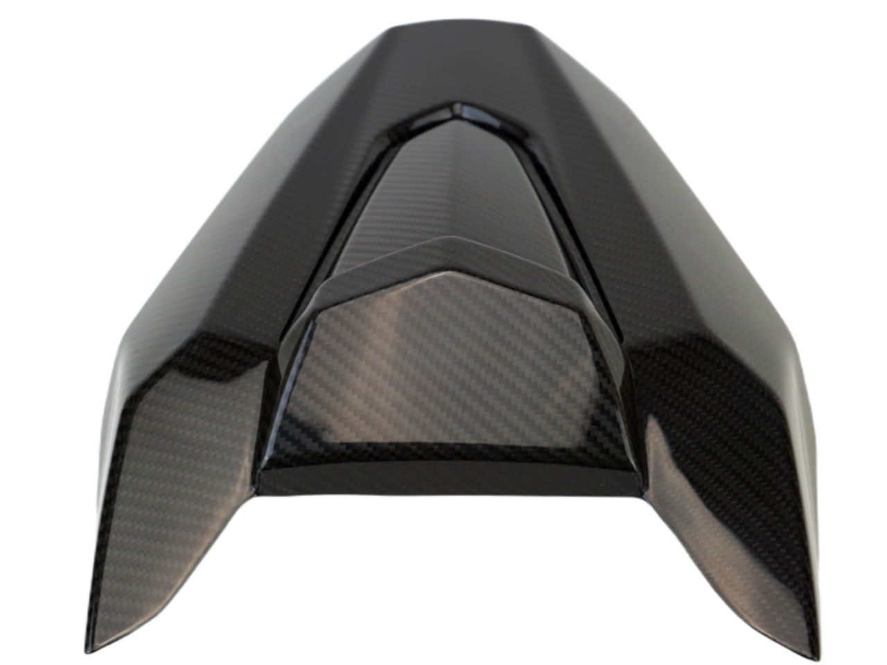 Rear Seat Cowl in Glossy Twill Weave  Carbon Fiber for Honda CBR650R 2019+