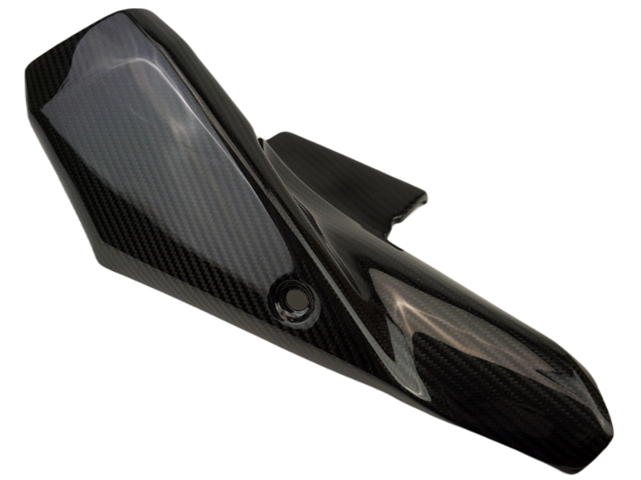 Air Duct in Glossy Twill Weave Carbon Fiber for Honda CBR650R 2019+ 