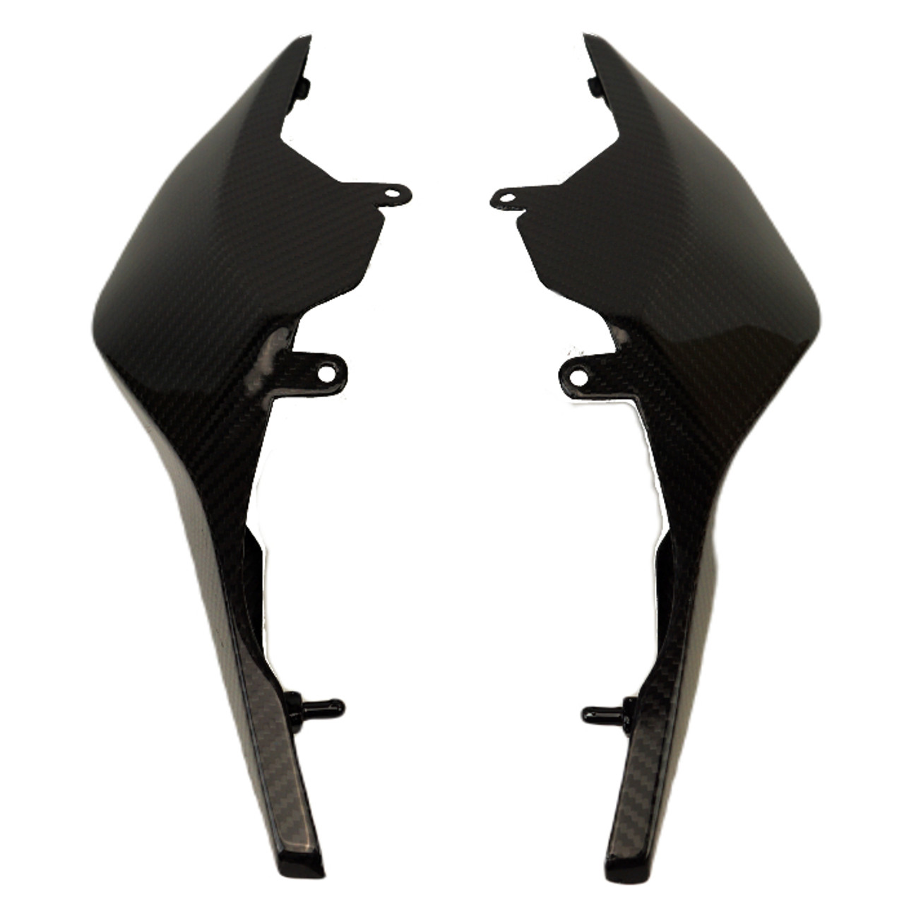 Tail Fairings in Glossy Twill Weave Carbon Fiber for Honda CBR650R 2019-2020
