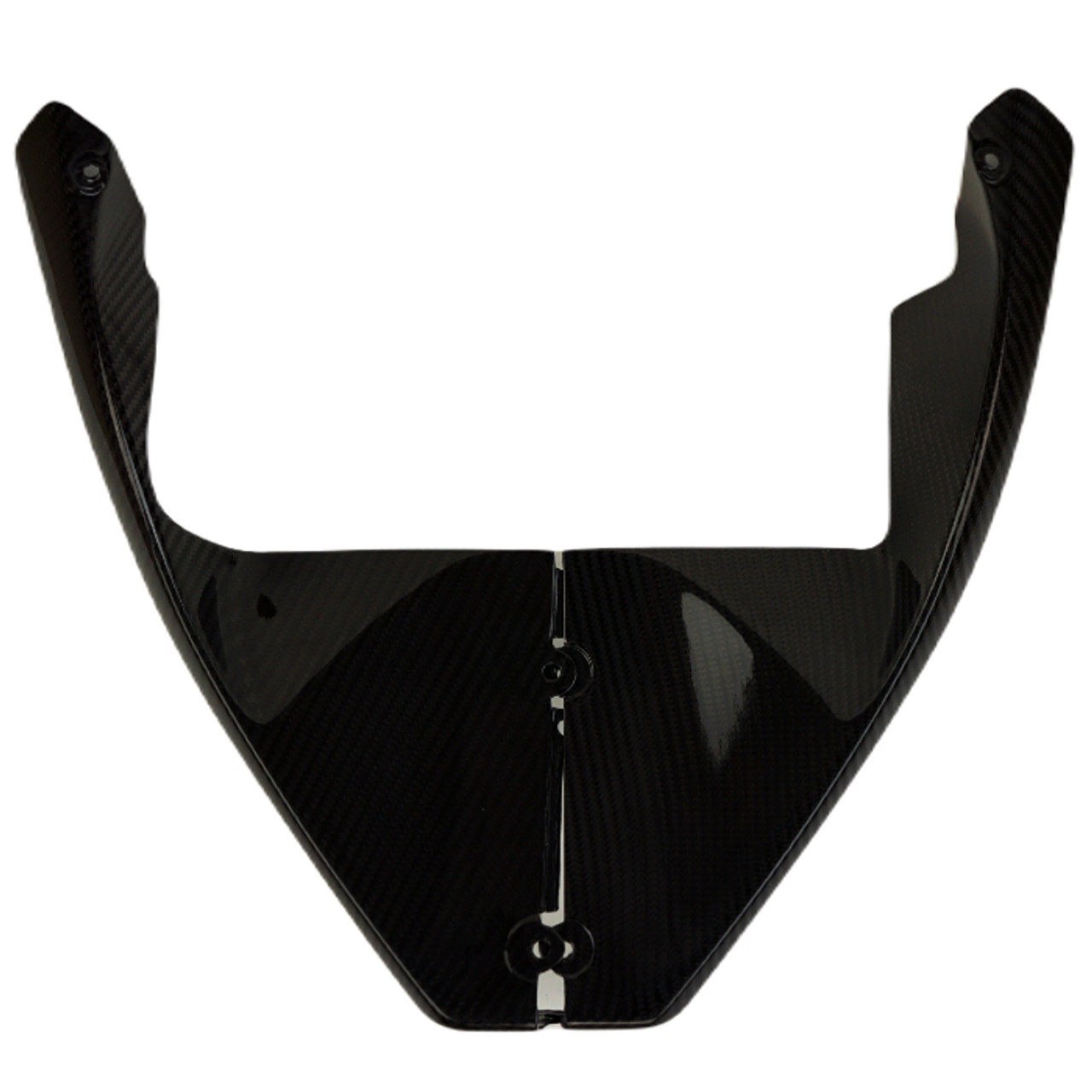 Leading Edges in Glossy Twill Weave Carbon Fiber for Kawasaki ZX10R 2021+
