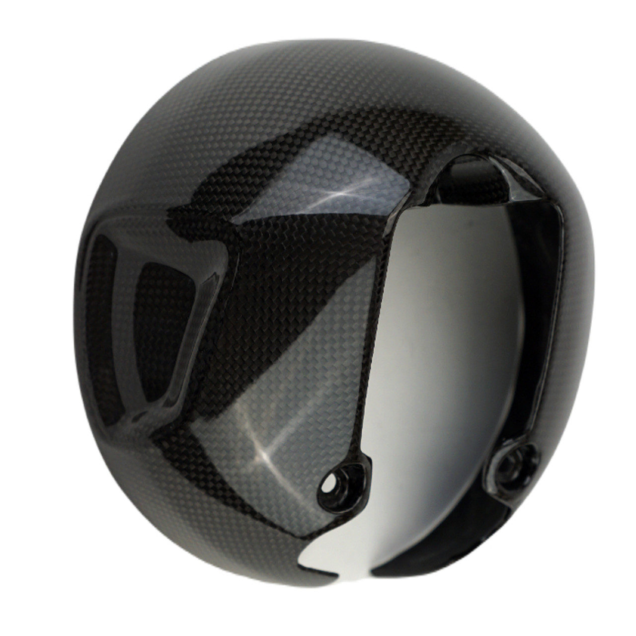 Headlight Bowl in Glossy Plain Weave Carbon Fiber for Triumph Trident 660