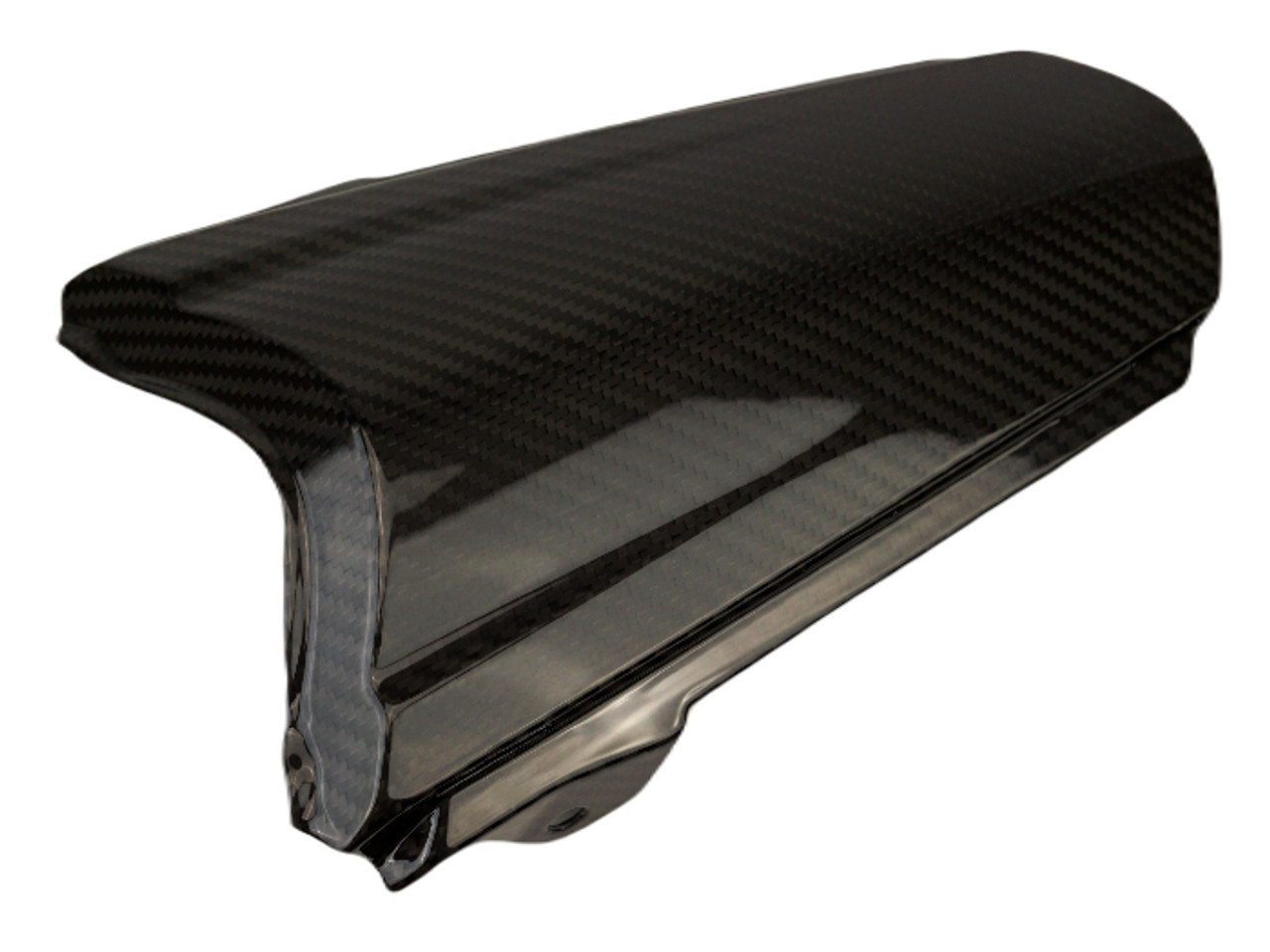 Rear Tail Panel in Glossy Twill Weave Carbon Fiber for Suzuki GSX1300 R Hayabusa 2021+