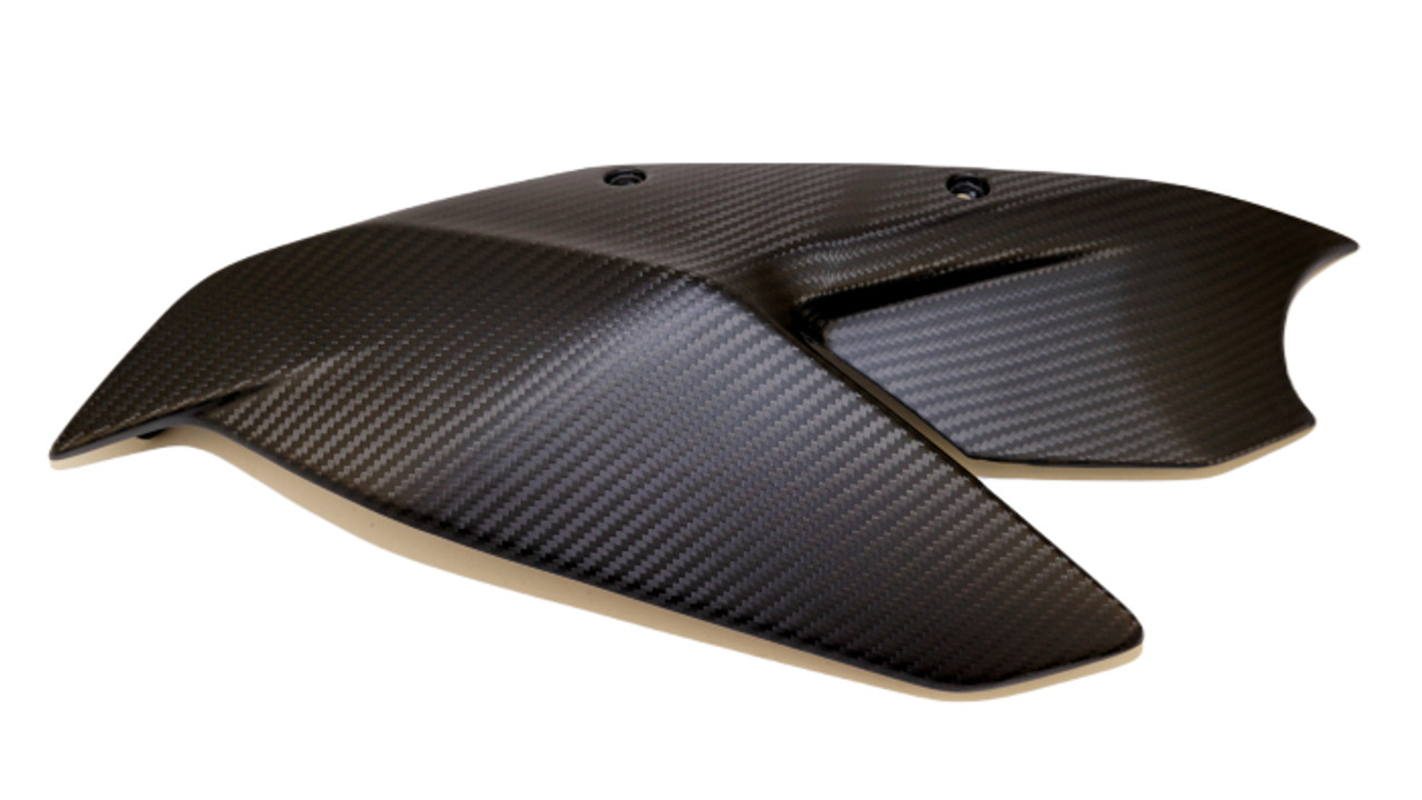 Upper Side Panel in Matte Twill Weave Carbon Fiber for Ducati Streetfighter V2