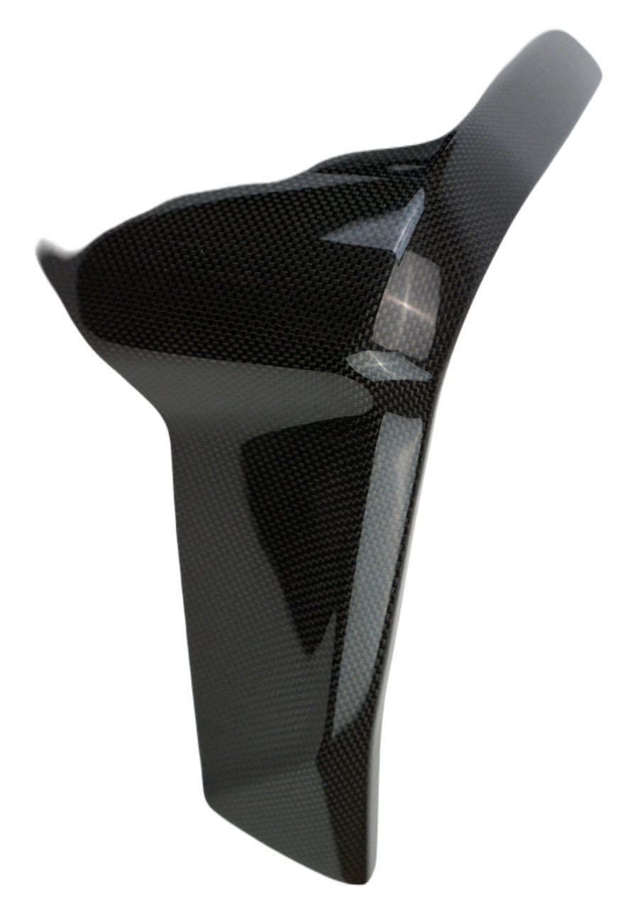 Radiator Covers in Glossy Plain Weave Carbon Fiber for Triumph Rocket III 2020+
