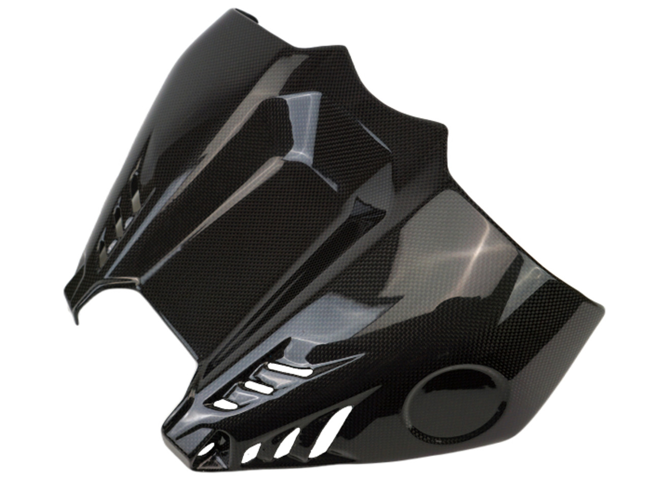 Tank Cover in Glossy Plain Weave for Honda CBR1000RR-R and SP 2020-2023